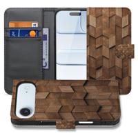 Wooden Cubes Hoesje Voor iPhone Air | Bookcase