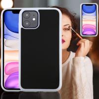 Voor iPhone 11 TPU + PC anti-zwaartekracht dropproof beschermende achtercover (wit)