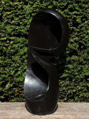 Afrikaanse sculptuur Split Curve, 54 cm