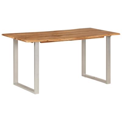 Eettafel 154x80x76 cm massief acaciahout