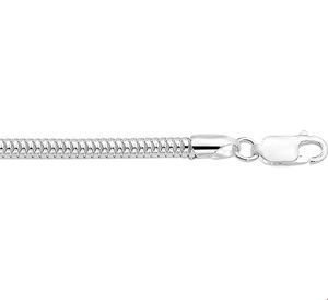 TFT Zilveren Ketting Slang Rond 4,0 mm x 50 cm
