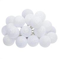 Atmosphera LED slinger 20 bollen - D6 cm - wit - 4 meter - Sfeerverlichting - thumbnail