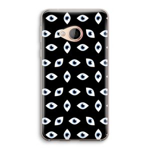 Eyes pattern: HTC U Play Transparant Hoesje