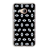 Eyes pattern: HTC U Play Transparant Hoesje