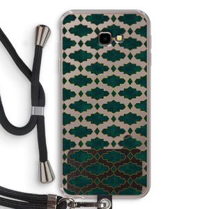 Moroccan tiles: Samsung Galaxy J4 Plus Transparant Hoesje met koord