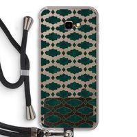 Moroccan tiles: Samsung Galaxy J4 Plus Transparant Hoesje met koord Moroccan tiles: Samsung Galaxy J4 Plus Transparant Hoesje met koord