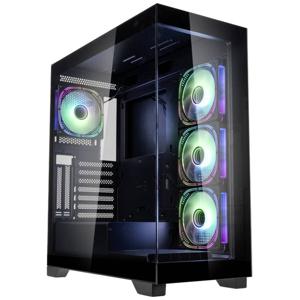 Kolink Kolink Unity Peak ARGB Midi-Tower Showcase, Tempered Glass - schwarz Midi-tower Behuizing, Gaming-behuizing, PC-behuizing Zwart