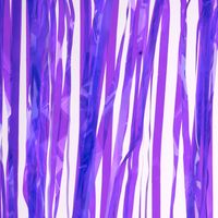 Folie deurgordijn paars transparant 200 x 100 cm - Feestdeurgordijnen - thumbnail