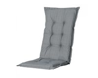 2L Home Tuinstoelkussen Hoge Rug Basic Grijs