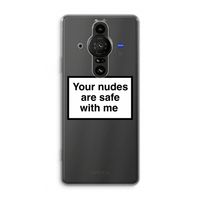 Safe with me: Sony Xperia Pro-I Transparant Hoesje