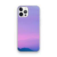 Sunset pastel: iPhone 12 Pro Transparant Hoesje