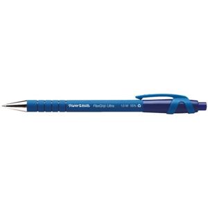 12x Paper Mate Flexgrip Ultra balpen blauw medium