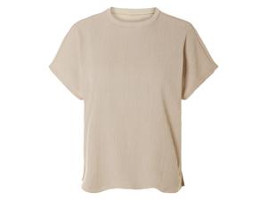 esmara Shirt met modieuze crinkle-structuur (M (40/42), Beige)