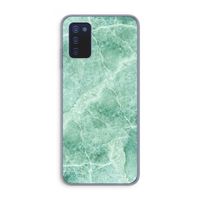 Groen marmer: Samsung Galaxy A03s Transparant Hoesje
