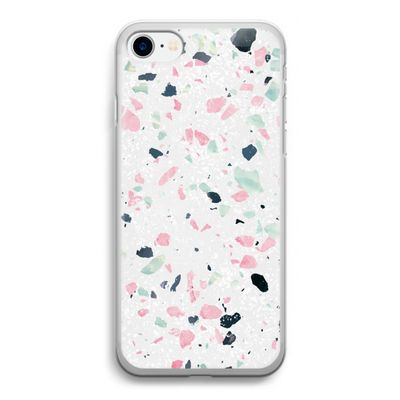 Terrazzo N°3: iPhone SE 2020 Transparant Hoesje