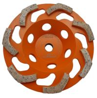 Spero Snake diamant komslijpschijf | Ø 125mm | beton & coating | M14 medium | H=28.60mm - SPB125M28