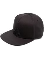 Moncler casquette en coton à patch logo - Noir