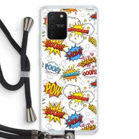 Pow Smack: Samsung Galaxy S10 Lite Transparant Hoesje met koord