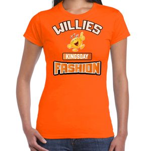 Oranje Koningsdag t-shirt - willies kingsday fashion - dames