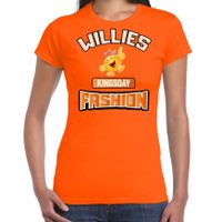 Oranje Koningsdag t-shirt - willies kingsday fashion - dames - thumbnail