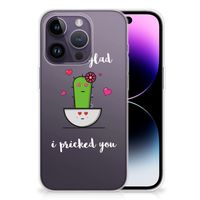 Apple iPhone 14 Pro Telefoonhoesje met Naam Cactus Glad