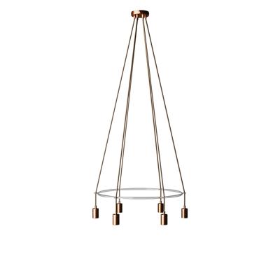 Kroonluchter modern 6x e27 rond (zonder led)