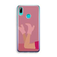 Pink boots: Huawei P Smart (2019) Transparant Hoesje