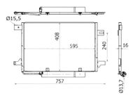Condensor, airconditioning AC369000S Condensor, airconditioning AC369000S