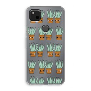 Sansevieria: Google Pixel 4a Transparant Hoesje