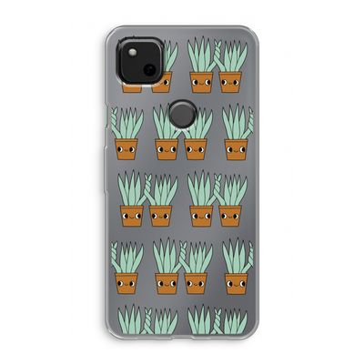 Sansevieria: Google Pixel 4a Transparant Hoesje