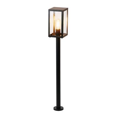 Casey Smart LED sokkellamp - 100cm - 7 Watt 806 lumen - IP65 waterdicht - 1800K - 6500K wit - Warm tot koud wit - Wifi + Bluetooth - Buitenlamp - E27 ST64 Filament lichtbron - Zwart - Google Home, Amazon Alexa en Siri