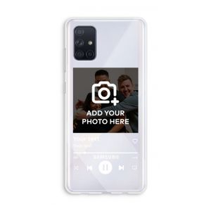 Music Player: Galaxy A71 Transparant Hoesje