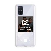 Music Player: Galaxy A71 Transparant Hoesje