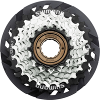 Freewheel 7 speed Shimano MF-TZ510 14-28T - met spaakbeschermingsschijf