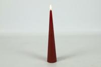 Ledkaars kegel Lyon D 5 cm H 29 cm rood
