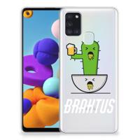 Samsung Galaxy A21s Telefoonhoesje met Naam Braktus