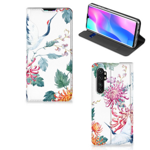 Xiaomi Mi Note 10 Lite Hoesje maken Bird Flowers