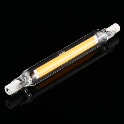 R7S 7W 500LM 118mm COB LED lamp glas buis vervanging halogeen lamp spot licht warm licht