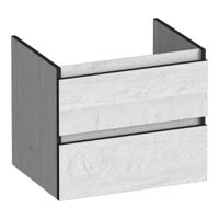 Brauer Joy Edge Onderkast 60 cm - met 2 Softclose Lades Greeploos en 1 Sifon Uitsparing - Forest Seashell