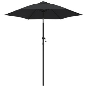 The Living Store Parasol The Living Store Deluxe - Tuinparasol - 200 x 224 cm - Kantelbaar - Zwart/donkergrijs