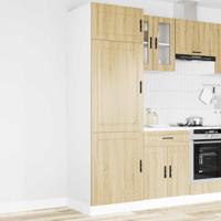 Keukenkast Porto bewerkt hout sonoma eikenkleurig