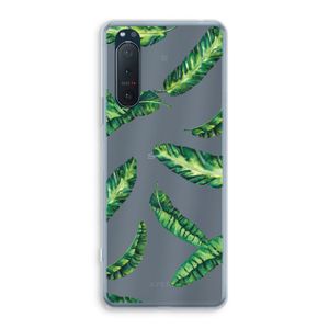 Lange bladeren: Sony Xperia 5 II Transparant Hoesje