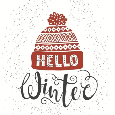 Duni 3-laags tissue servet winter greetings 33x33cm wit 20 stuks