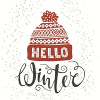 Duni 3-laags tissue servet winter greetings 33x33cm wit 20 stuks