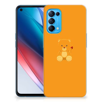 OPPO Find X3 Lite | Reno5 5G Telefoonhoesje met Naam Baby Beer OPPO Find X3 Lite | Reno5 5G Telefoonhoesje met Naam Baby Beer