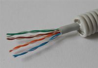UTP CAT6 dubbel in Flexibele buis 20mm met 2x UTP CAT6 rol 100 meter