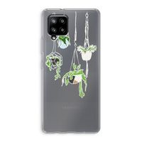 Hang In There: Samsung Galaxy A42 5G Transparant Hoesje