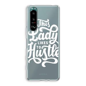 Hustle Lady: Sony Xperia 5 III Transparant Hoesje