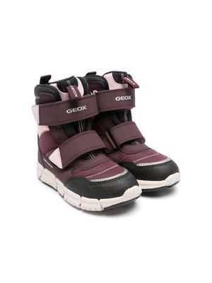 Geox Kids bottines Flexyper à empiècements - Violet
