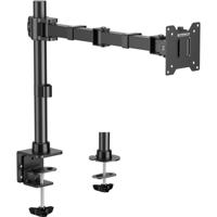 SpeaKa Professional SP-MM-211 Monitor-tafelbeugel 1-voudig 43,2 cm (17) - 124,5 cm (49) Zwart In hoogte verstelbaar, Kantelbaar en zwenkbaar, Draaibaar